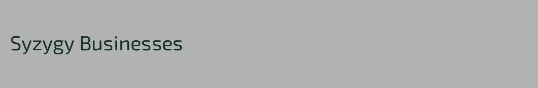 Syzygy Businesses